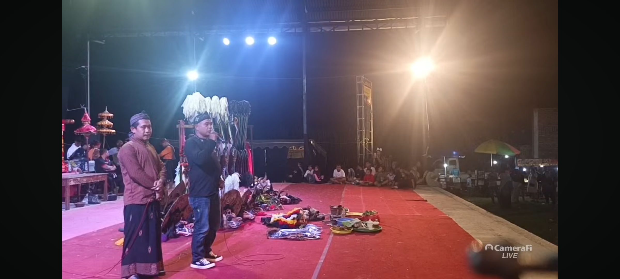 SAMBUTAN Mas Bambang Kades Desa Gilang Kecamatan Ngunut Tulungagung.